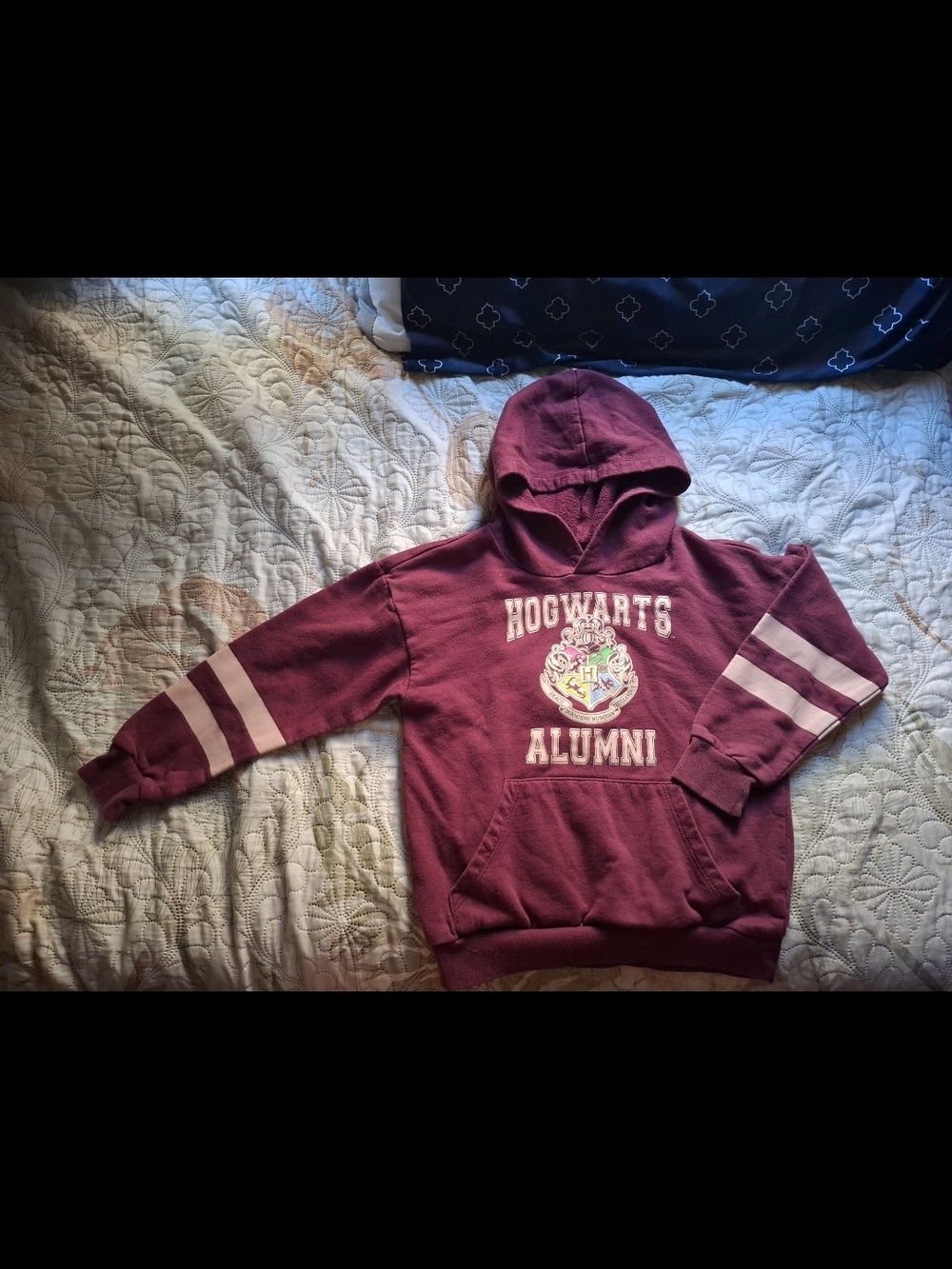 Hogwarts Alumni Maroon Kids Hoodie